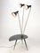 Table d'Appoint avec 3 Appliques Lumineuses Ajustables, Italie, 1960s 2