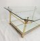 Hollywood Regency Brass and Glass Table with Elephant Heads, 1970s 7