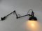 Schwarze Vintage Aluminium Wandlampe von FW Schmid München 4