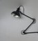 Schwarze Vintage Aluminium Wandlampe von FW Schmid München 7