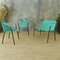 Vintage Green Bench & Chairs, 1960s, Set of 3 15