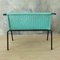 Banc et Chaises Vintage Vertes, 1960s, Set de 3 10