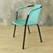 Vintage Green Bench & Chairs, 1960s, Set of 3, Image 5