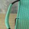 Banco vintage verde con sillas, años 60. Juego de 3, Imagen 14