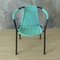 Vintage Green Bench & Chairs, 1960s, Set of 3, Image 7