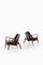 Easy Chairs Modèle Sälen / Seal par Ib Kofod-Larsen pour OPE, Suède, 1950s, Set de 2 2