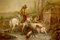 Pintura al óleo sobre lienzo de finales del siglo XIX. Juego de 2, Imagen 5