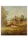 Pintura al óleo sobre lienzo de finales del siglo XIX. Juego de 2, Imagen 3