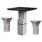 Purple Slate Ravissant Table and Stools by Frederic Saulou, Set of 3 1