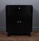 French Art Deco Ebonised Black Cabinet, 1930s 1