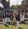 Dapper Cricketers C Print Framed in Black by Slim Aarons, Image 1