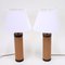 Rosewood & Leather Table Lamps from Bergboms, 1960s, Set of 2, Image 4