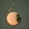 Lampe à Suspension Mid-Century Moderne en Verre Satiné et en Laiton, Italie, 1950s 14