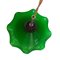 Mid-Century French Green Opaline Glass Pendant Lamp 5