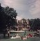 French Stately Home Oversize C Print Framed in Black by Slim Aarons, Image 1