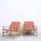 Safari Lounge Chairs by Bror Boije for Dux, 1960s, Set of 3 15