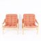 Safari Lounge Chairs by Bror Boije for Dux, 1960s, Set of 3 2
