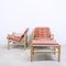 Safari Lounge Chairs by Bror Boije for Dux, 1960s, Set of 3 16