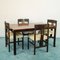 Dining Table & Chairs Set by Angelo Mangiarotti, 1960s, Set of 5, Image 1