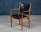 Mid-Century JH-513 Teak & Leather Armchairs by Hans J. Wegner for Johannes Hansen, Set of 2 17