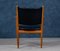 Mid-Century JH-513 Teak & Leather Armchairs by Hans J. Wegner for Johannes Hansen, Set of 2 15