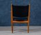 Mid-Century JH-513 Teak & Leather Armchairs by Hans J. Wegner for Johannes Hansen, Set of 2, Image 15