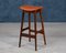 Mid-Century Rosewood & Leather Bar Stools by Erik Buch for Dyrlund, Set of 4, Image 3