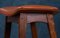 Mid-Century Rosewood & Leather Bar Stools by Erik Buch for Dyrlund, Set of 4 12