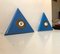 Danish Triangular Sconces from Design-Light, 1980s, Set of 2 1