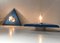 Danish Triangular Sconces from Design-Light, 1980s, Set of 2, Image 2