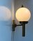 Danish Brass and Opaline Glass Wall Sconce from Abo Metalkunst, 1970s, Image 2