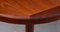 Mid-Century Danish Teak Round Extendable Dining Table, 1960s, Image 6