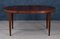 Mid-Century Danish Rosewood Oval Dining Table, 1960s 4
