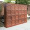 Vintage Industrial Wood Locker, 1920s 4