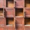 Vintage Industrial Wood Locker, 1920s, Image 13