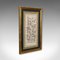 Antique Framed Silk Panel, Image 1