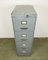 Grey Industrial Iron Filing Cabinet, 1960s 5