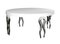 Italian Round Table Silhouette in Wood and Steel from VGnewtrend, Immagine 1