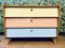 Mid-Century German Pastel Formica Shoe Cabinet, Image 3