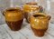 Antique French Confit Pots, Set of 3, Image 5