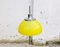Lámpara de pie modelo Faro amarilla de Luigi Massoni para Guzzini, 1971, Imagen 5