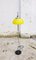 Lámpara de pie modelo Faro amarilla de Luigi Massoni para Guzzini, 1971, Imagen 1