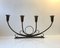 Art Deco Bronze Candle Holder from Ildfast, 1930s 1