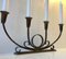 Art Deco Bronze Candle Holder from Ildfast, 1930s, Image 3