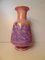 Large Antique Hand-Painted Opaline Glass Vase, Image 1