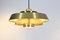 Brass Nova Pendant Lamp by Jo Hammerborg for Fog & Mørup, 1960s, Image 2