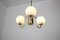 Mid-Century Glass Chandelier from Lidokov, 1960s 4