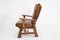 Fauteuil Mid-Century en Cuir, 1970s 6