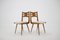 Oak Dining Chairs, Czechoslovakia, 1960s, Set of 4 3