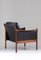 MId-Century Scandinavian Leather & Rosewood Lounge Chairs by Torbjørn Afdal, 1960s, Set of 2, Image 2